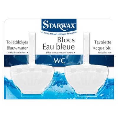 Blocs Eau Bleue pour WC, Lot de 2x40g