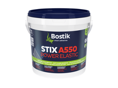 Colle sols PVC élastique Stix A550 Power Elastic en seau de 6 kg