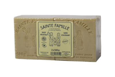 Savons de Marseille pour le linge "La Sainte Famille" 2x500g