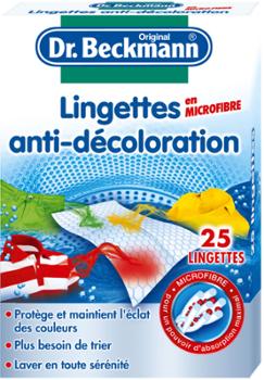 Lingettes Anti-décoloration, Boite de 25 Lingettes
