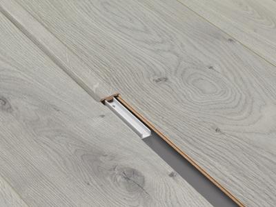 Barre de jonction Gazelle Crush Light pour parquet et stratifié finition claire