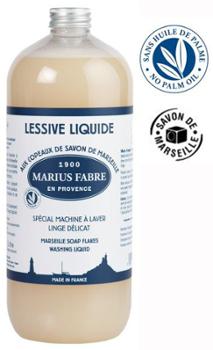 Lessive Liquide aux Copeaux de Savon de Marseille Sans Huile de Palme 1L