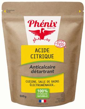 Acide Citrique Ecocert Sachet 500gr