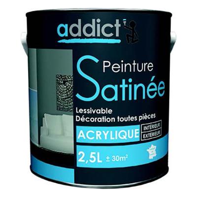 Peinture Décoration Murs et Boiseries Satin 2.5L