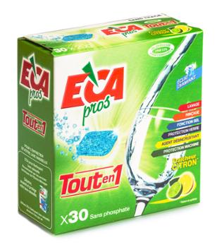 30 Tablettes pour Lave-Vaisselle Tout-en-Un 30x20g