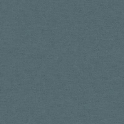 Papier peint vinyle grainé uni Bleu Canard sur intissé, résistant et facile à poser