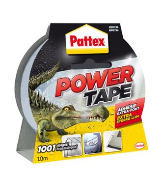 Adhésif Power Tape Cristal, ruban adhésif transparent multi-usages ultra résistant de 5 cm x 10 m