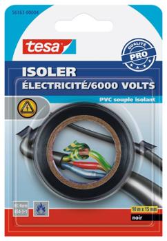 Isoler - Adhésif Universel Electrique 10mlx15mm Noir