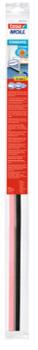 Bas de porte adhésif spécial sols lisses pour calfeutrage et isolation thermique, 1 m x 37 mm x 12 mm.
