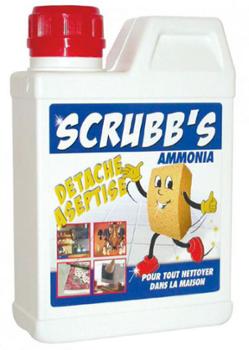 Nettoyant universel Scrubb's Ammonia en bidon de 500 ml pour un nettoyage puissant des surfaces.
