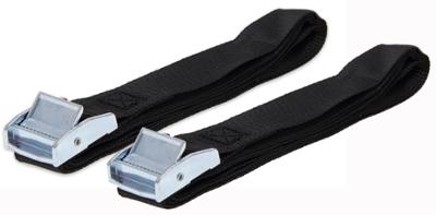 Sangles Boucle Zamak Noires 2.5 m Lot de 2 en Sachet Cavalier