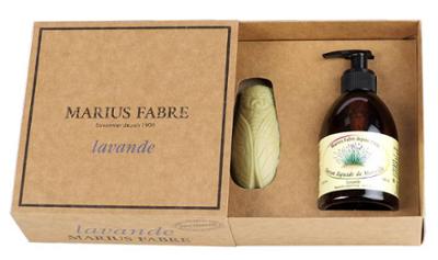 Coffret "Savon Liquide et Cigale" Parfum Lavande