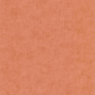 Papier peint vinyle sur intissé uni Tadelakt orange brûlée, texture mate