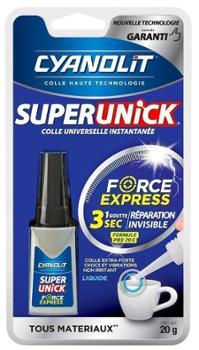 Colle Superunick Force Express Liquide Formule Pro 20gr