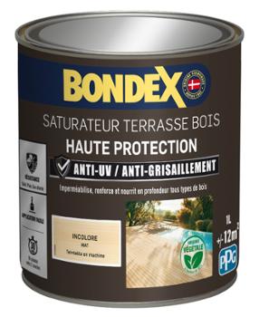 Saturateur Terrasse Bois Haute Protection Mat Pot 1L