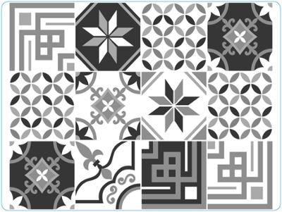 Set de Table 40x30cm Carreaux 01