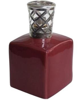 Lampe Parfumeur Encrier Carré Rouge