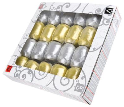 Bolduc Oeuf Satiné 7mmx10m en Coffret Présentoir de 24
