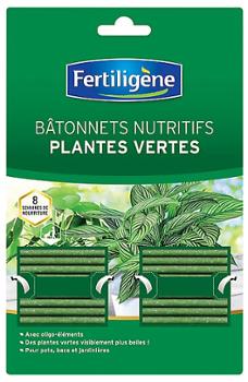 Bâtonnets d'Engrais Plantes Vertes Fertiligène x40