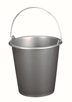Seau Ménager Gris Silver 5L