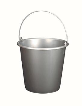 Seau Ménager Gris Silver 8L