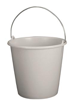 Seau Ménager Gradué Gris Moucheté 12L