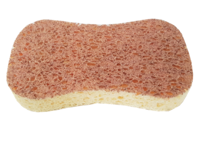 Lot de 2 Tampons Éponge Grattant et Récurant pour vaisselle et surfaces