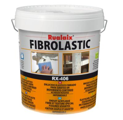 RX-406 Fibrolastic - Enduit-Mastic Fibré et Granité Spécial Fissures Vivantes 5 kg