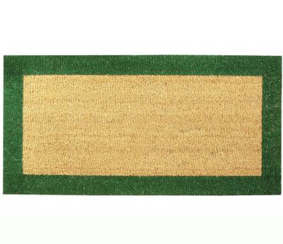 Tapis Coco 23mm Écru/Vert