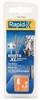 Rivets XL Alu Haute Performance Ø4.0 x 18 mm (x40)