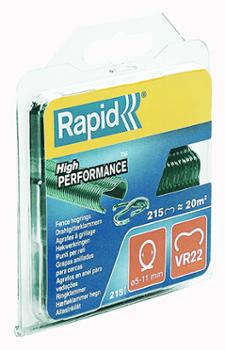 Agrafes à Grillage Plastifiées Vertes VR22 (x215)