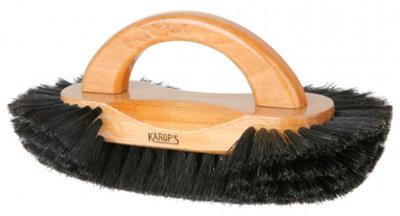 Brosse Meuble Soie 1/2 Tête avec Poignée Bois