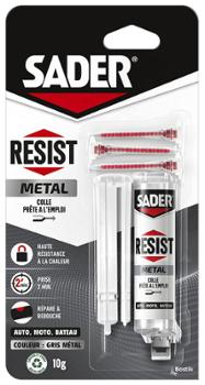 Colle Bi-Composante RESIST METAL Gris métal 10gr