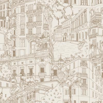 M55807 Vinyl Grainé sur Intissé Montmartre Beige/Or