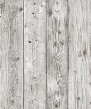 Papier peint vinyle grainé sur intissé L28519 motif planches naturelles effet bois anthracite