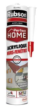 Mastic Perfect Home Acrylique Murs & Fenêtres Blanc 280ml