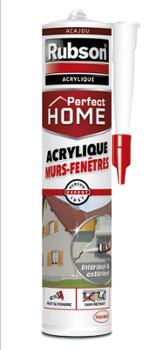 Mastic Perfect Home Acrylique Murs & Fenêtres Acajou 280 ml