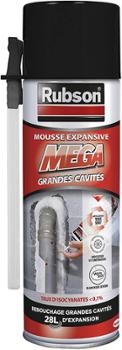 Mousse Expansive Méga Grandes Cavités Blanc 550ml