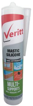 Mastic Silicone Gris Anthracite Cartouche 280ml