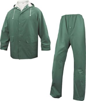 Ensemble de Pluie Veste & Pantalon Imperméables 304VE Vert