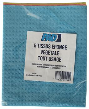 Carrés Vaisselle Éponge 18 x 20 cm Lot de 5