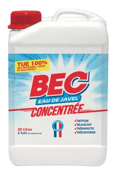 Eau de Javel Concentrée 36° 9.6% Chlore Actif 20L