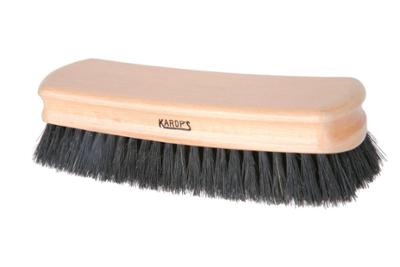 Brosse Habit Cintrée Bois Verni Soie Noire KAROP'S