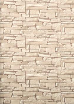 Papier peint vinyle grainé sur intissé, motif pierre naturelle Dax, rouleau 10.05 x 0.53 m, pour un rendu mural authentique.