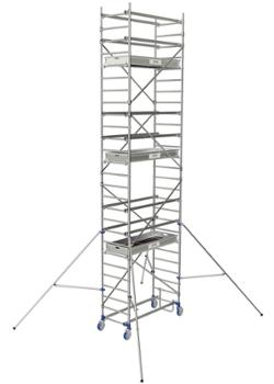 Échafaudage Roulant Cross 180 Hauteur de Travail 7.85 m