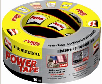 Adhésif Power Tape gris 50mmx30m