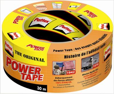 Adhésif Power Tape orange 50mmx30m