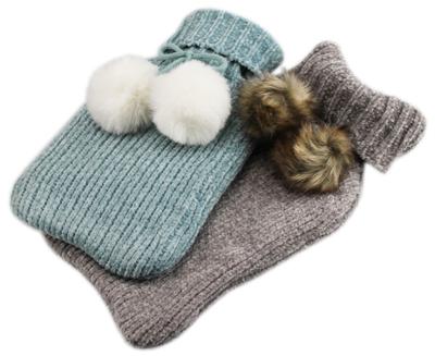 Bouillotte Caoutchouc avec Housse en Tricot 1.75L