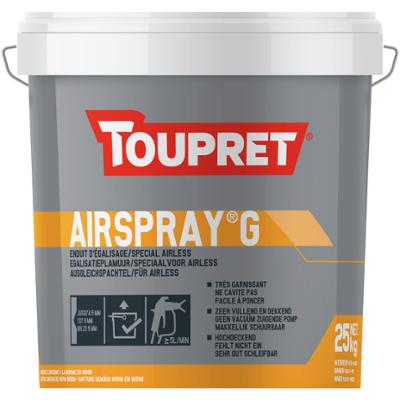 Airspray G Enduit d'égalisage Spécial Airless en pâte 25kg
