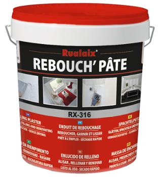 Enduit de rebouchage Rualaix RX-316 Rebouch’ Pâte 3.5 kg pour murs intérieurs